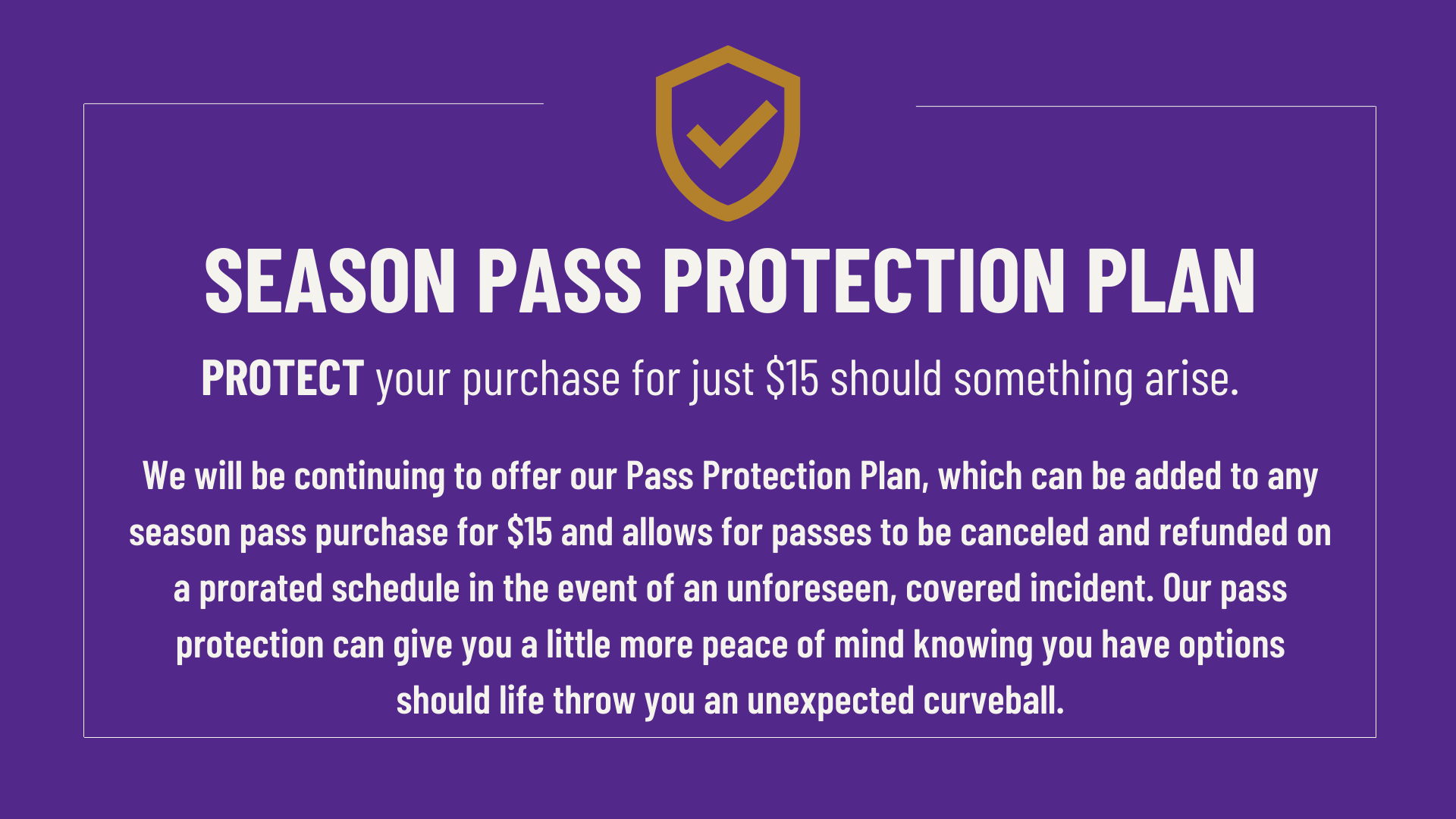 Season Pass Protection Plan