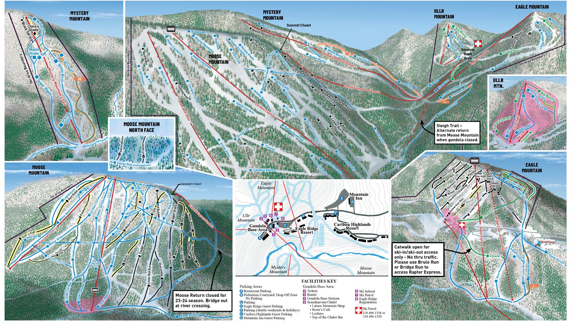 Mountain Terrain & Trail Maps