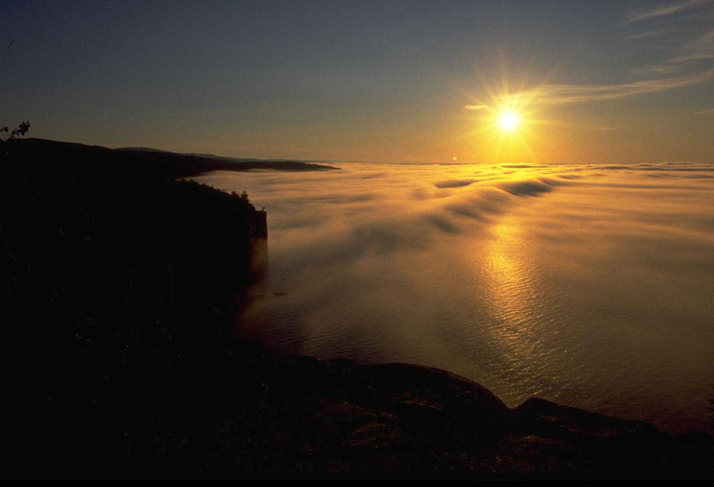 Sunset over Lake Superior