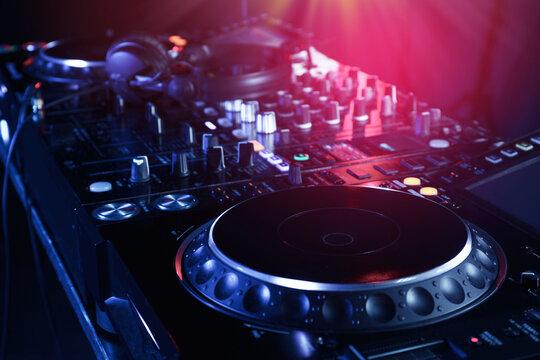 DJ stock image