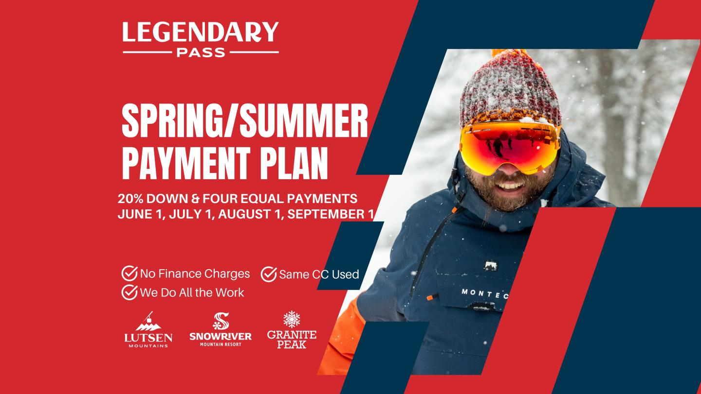 Snowboarder in vibrant goggles on a red graphic background.