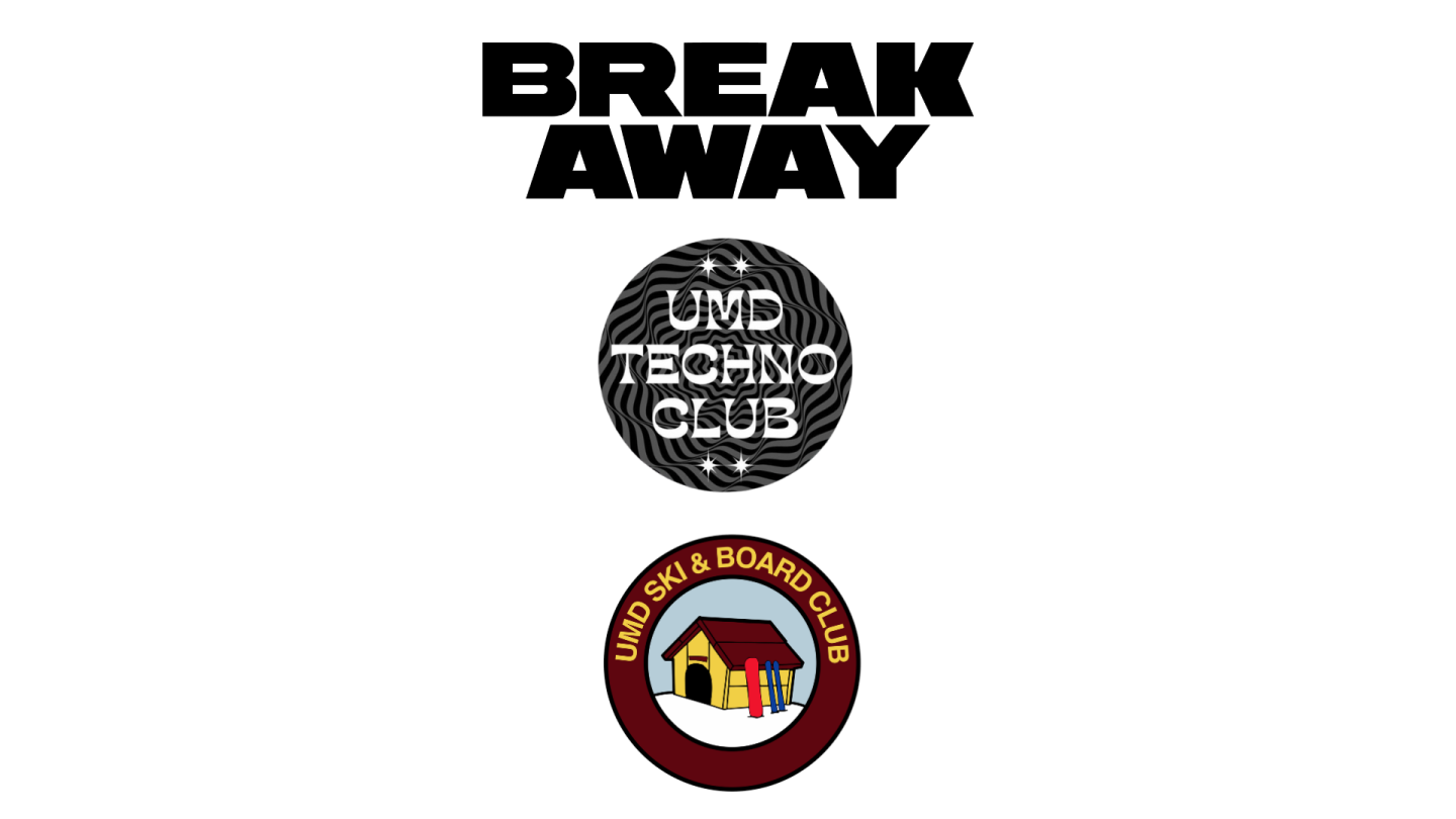Break Away logo above two club logos on a white background.